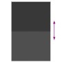 Estor Enrollable Opaco negro 145x210 cm Tela Ancho 141,6 cm by , Blinds and blinds - Ref: Foro24-4010929, Price: 38,26 €, Dis...