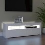 TV-Möbel mit LED-Lichtern in Weiß, 120x35x40 cm. von vidaXL, TV-Möbel - Ref: Foro24-804310, Preis: 88,37 €, Rabatt: %