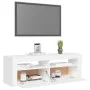TV-Möbel mit LED-Lichtern in Weiß, 120x35x40 cm. von vidaXL, TV-Möbel - Ref: Foro24-804310, Preis: 86,94 €, Rabatt: %