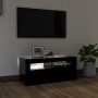 TV-Schrank mit LED-Leuchten schwarz 90x35x40 cm von vidaXL, TV-Möbel - Ref: Foro24-804320, Preis: 58,82 €, Rabatt: %