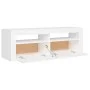 TV-Möbel mit LED-Lichtern in Weiß, 120x35x40 cm. von vidaXL, TV-Möbel - Ref: Foro24-804310, Preis: 86,94 €, Rabatt: %