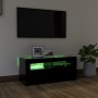 TV-Schrank mit LED-Leuchten schwarz 90x35x40 cm von vidaXL, TV-Möbel - Ref: Foro24-804320, Preis: 58,82 €, Rabatt: %