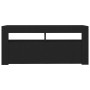 TV-Schrank mit LED-Leuchten schwarz 90x35x40 cm von vidaXL, TV-Möbel - Ref: Foro24-804320, Preis: 58,82 €, Rabatt: %