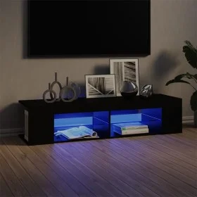 TV-Ständer mit LED-Leuchten schwarz 135x39x30 cm von vidaXL, TV-Möbel - Ref: Foro24-804230, Preis: 82,68 €, Rabatt: %