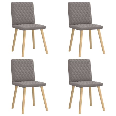 Sillas de comedor 4 unidades tela taupe von , Essstühle - Ref: Foro24-3315227, Preis: 199,30 €, Rabatt: %