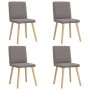 Sillas de comedor 4 unidades tela taupe von , Essstühle - Ref: Foro24-3315227, Preis: 199,30 €, Rabatt: %