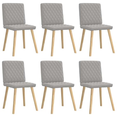 Sillas de comedor 6 uds tela gris nube von , Essstühle - Ref: Foro24-3315500, Preis: 297,73 €, Rabatt: %