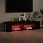 TV stand with black LED lights 135x39x30 cm by vidaXL, TV Furniture - Ref: Foro24-804230, Price: 82,68 €, Discount: %