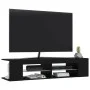 TV stand with black LED lights 135x39x30 cm by vidaXL, TV Furniture - Ref: Foro24-804230, Price: 82,68 €, Discount: %