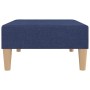 Reposapiés de tela azul 78x56x32 cm by , Ottomans - Ref: Foro24-337680, Price: 60,28 €, Discount: %