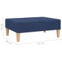 Reposapiés de tela azul 78x56x32 cm by , Ottomans - Ref: Foro24-337680, Price: 60,28 €, Discount: %
