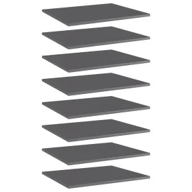 Regalboden 8 Stück glänzendes graues Sperrholz 60x50x1,5 cm von vidaXL, Regale - Ref: Foro24-805281, Preis: 53,18 €, Rabatt: %
