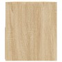 TV-Schrank mit LED-Leuchten Sonoma-Eiche 90x35x40 cm von vidaXL, TV-Möbel - Ref: Foro24-804322, Preis: 63,62 €, Rabatt: %