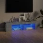 TV cabinet with LED lights concrete gray 135x39x30 cm by vidaXL, TV Furniture - Ref: Foro24-804233, Price: 52,33 €, Discount: %