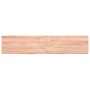 Encimera baño madera maciza tratada marrón claro 140x30x(2-6)cm von , Arbeitsplatten - Ref: Foro24-3156146, Preis: 81,09 €, R...