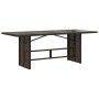 Set de mesa y sillas jardín 9 piezas y cojines ratán PE marrón von , Gartensets - Ref: Foro24-3277073, Preis: 1,00 €, Rabatt: %