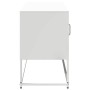 Mueble para TV de acero blanco 100,5x39x60,5 cm de , Muebles TV - Ref: Foro24-853385, Precio: 75,48 €, Descuento: %