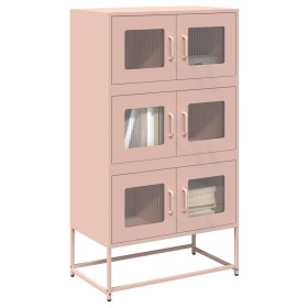 Aparador de acero rosa 68x39x123 cm von , Sideboards - Ref: Foro24-853351, Preis: 139,49 €, Rabatt: %