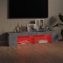 TV-Schrank mit LED-Leuchten betongrau 135x39x30 cm von vidaXL, TV-Möbel - Ref: Foro24-804233, Preis: 60,91 €, Rabatt: %
