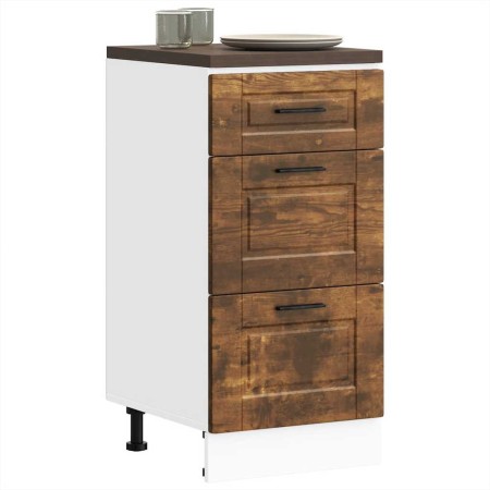 Mueble bajo de cocina porto roble ahumado madera reconstituida von , Küchenschränke - Ref: Foro24-854225, Preis: 85,03 €, Rab...