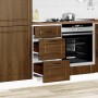Mueble bajo de cocina porto roble marrón madera reconstituida by , Kitchen cabinets - Ref: Foro24-854227, Price: 89,79 €, Dis...