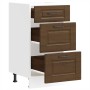 Mueble bajo de cocina porto roble marrón madera reconstituida by , Kitchen cabinets - Ref: Foro24-854227, Price: 89,79 €, Dis...