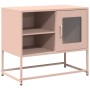Mueble para TV de acero rosa 68x39x60,5 cm von , TV-Möbel - Ref: Foro24-853387, Preis: 69,21 €, Rabatt: %