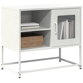 Mueble para TV de acero blanco 68x39x60,5 cm von , TV-Möbel - Ref: Foro24-853391, Preis: 69,51 €, Rabatt: %