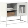 Mueble para TV de acero blanco 68x39x60,5 cm von , TV-Möbel - Ref: Foro24-853391, Preis: 69,51 €, Rabatt: %