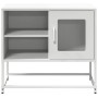 Mueble para TV de acero blanco 68x39x60,5 cm von , TV-Möbel - Ref: Foro24-853391, Preis: 69,51 €, Rabatt: %