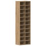 Zapatero de madera contrachapada roble artisian 54x34x183 cm by , Shoe racks and shoe organizers - Ref: Foro24-859385, Price:...