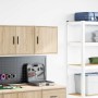 Armario de pared para garaje madera de ingeniería roble sonoma by , Armarios industriales - Ref: Foro24-860629, Price: 36,25 ...