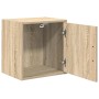 Armario de pared para garaje madera de ingeniería roble sonoma by , Armarios industriales - Ref: Foro24-860629, Price: 36,25 ...