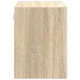 Armario de pared para garaje madera de ingeniería roble sonoma by , Armarios industriales - Ref: Foro24-860629, Price: 36,25 ...