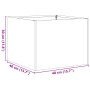 Jardinera oxidada acero corten 40x40x30 cm von , Töpfe und Pflanzgefäße - Ref: Foro24-860800, Preis: 39,87 €, Rabatt: %