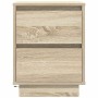 Mesilla de noche con luces LED roble Sonoma 38x34x50 cm von , Nachttische - Ref: Foro24-861287, Preis: 55,85 €, Rabatt: %