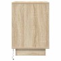 Mesilla de noche con luces LED roble Sonoma 38x34x50 cm von , Nachttische - Ref: Foro24-861287, Preis: 55,85 €, Rabatt: %