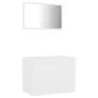 Juego de muebles de baño 2 pzas madera contrachapada blanco de vidaXL, Muebles de baño - Ref: Foro24-804872, Precio: 57,18 €,...
