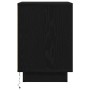 Mesilla de noche con luces LED negra 38x34x50 cm by , Nightstands - Ref: Foro24-861285, Price: 59,22 €, Discount: %