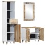 Conjunto de muebles de baño 3 piezas madera maciza de mango de , Muebles de baño - Ref: Foro24-3310136, Precio: 263,25 €, Des...