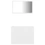 Juego de muebles de baño 2 pzas madera contrachapada blanco de vidaXL, Muebles de baño - Ref: Foro24-804872, Precio: 57,18 €,...