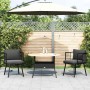 Sillones de jardín con cojines 2 uds ratán sintético negro de , Sillas de jardín - Ref: Foro24-3328656, Precio: 220,96 €