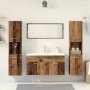 Juego de muebles de baño 5 piezas madera ingeniería envejecida von , Badezimmermöbel - Ref: Foro24-3328919, Preis: 486,48 €, ...