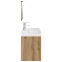 Juego de muebles baño 3 piezas madera ingeniería roble artisan by , Bathroom furniture - Ref: Foro24-3328912, Price: 357,03 €...
