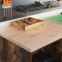 Armarios 2 uds para garaje madera ingeniería roble ahumado by , Armarios industriales - Ref: Foro24-3328282, Price: 99,75 €, ...