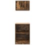 Armarios 2 uds para garaje madera ingeniería roble ahumado by , Armarios industriales - Ref: Foro24-3328282, Price: 99,75 €, ...