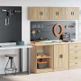 Armarios 2 uds para garaje madera de ingeniería roble sonoma by , Armarios industriales - Ref: Foro24-3328280, Price: 100,45 ...