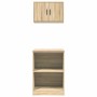 Armarios 2 uds para garaje madera de ingeniería roble sonoma by , Armarios industriales - Ref: Foro24-3328280, Price: 100,45 ...