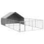 Caseta perros exterior con corral 7x3x1,9 m acero galvanizado de , Casetas para perros - Ref: Foro24-3329244, Precio: 277,94 ...