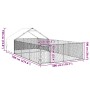 Caseta perros exterior con corral 7x3x1,9 m acero galvanizado de , Casetas para perros - Ref: Foro24-3329244, Precio: 277,94 ...